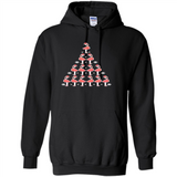 Flamingo Christmas Tree Flamingo - Hoodie