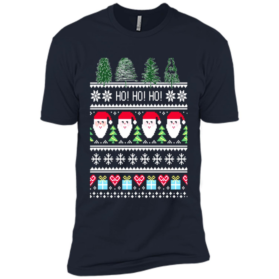 Ugly Merry Christmas Tree Santa Snowflakes