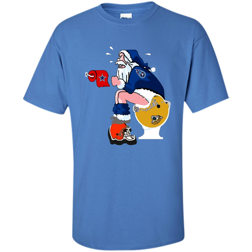 Tennessee Titans Santa Claus Toilet