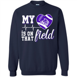Abilene Christian Wildcats Football My Heart is on that Field - Sweatshirt