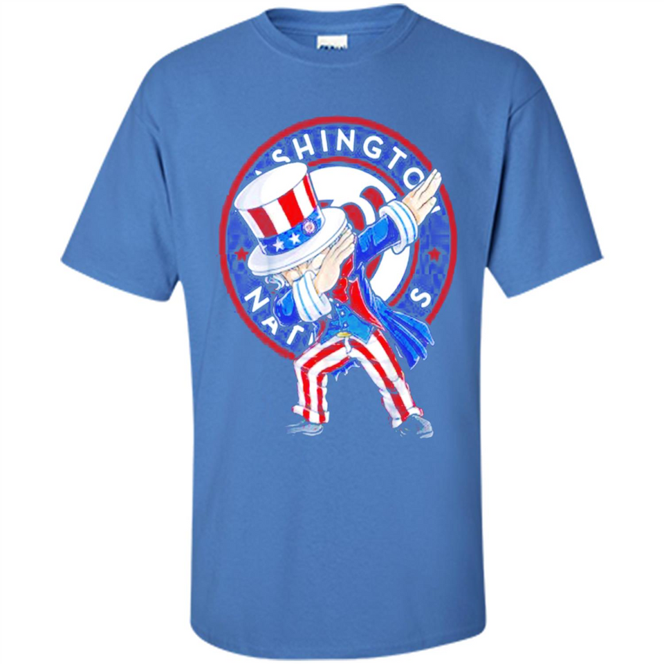 MLB WASHINGTON NATIONALS UNCLE SAM DABBING INDEPENDENCE DAY