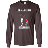 Boston Red Sox GrandFather Like GrandSon - Long Sleeve T-Shirt