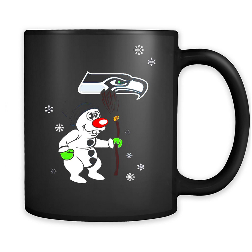 Seattle Seahawks Snowman