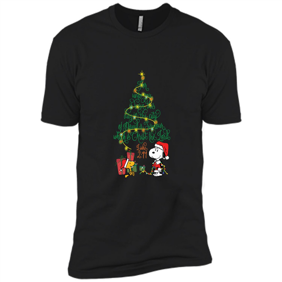 Snoopy-Woodstock-Christmas-tree-for-unto-you-is-born-this-day