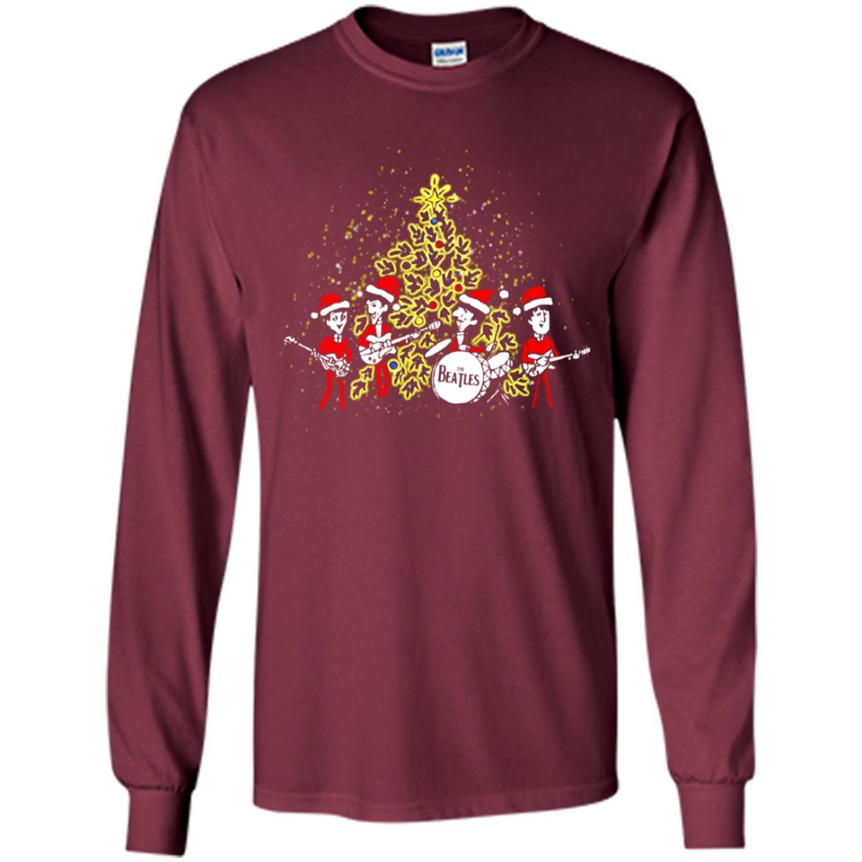 The Beatles chibi Christmas - Long Sleeve T-Shirt