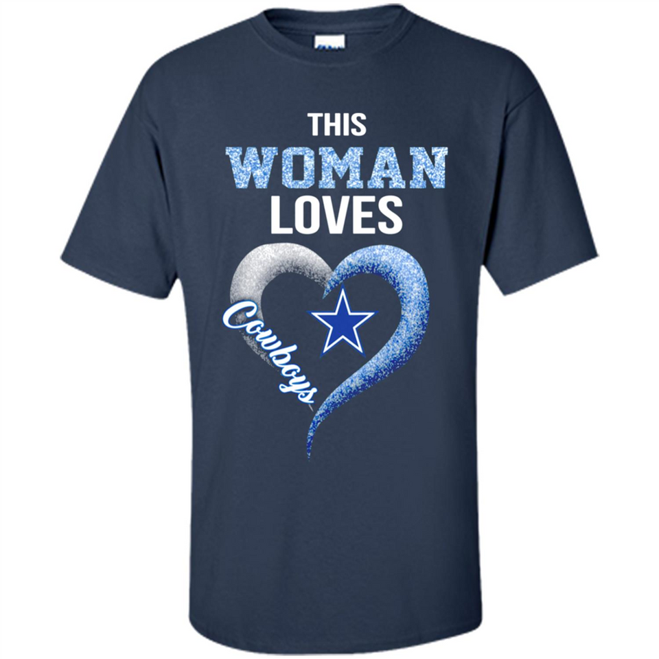 This Woman love Cowboys NFL football team - Shirt