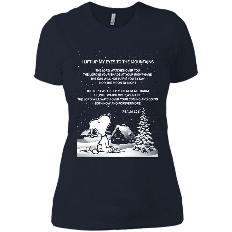 Snoopy Ugly Christmas - Ladies' Boyfriend T-Shirt