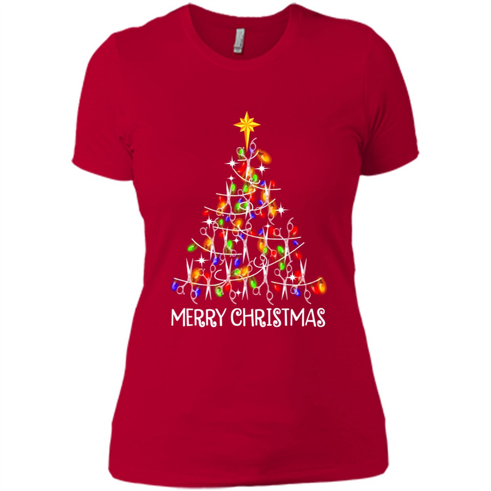Hairstylist Merry Christmas Hairstylist Scissors Christmas Tree PING PONG