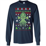 Octopus Ugly Sweater Christmas - Long Sleeve T-Shirt