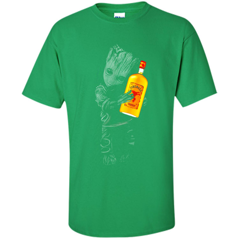Groot hug Fireball Cinnamon Whisky PING PONG