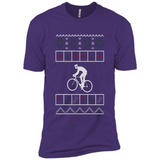 Christmas Ugly Sweater Cycling - Ugly Christmas Sweater - Premium Short Sleeve T-Shirt