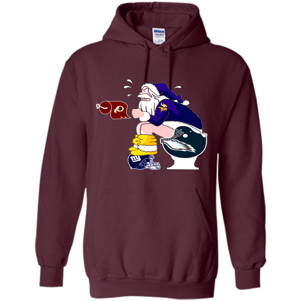 Minnesota Vikings Toilet Santa Claus PINGPONG