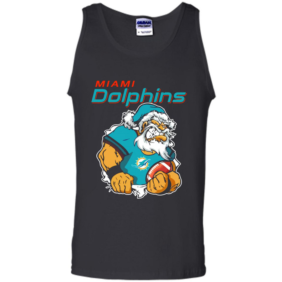 Grumpy Santa Claus Miami Dolphins Football Team PINGPONG