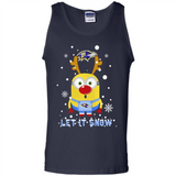 Minion Baltimore Ravens Ugly Christmas Sweater Let it Snow - Tank Top