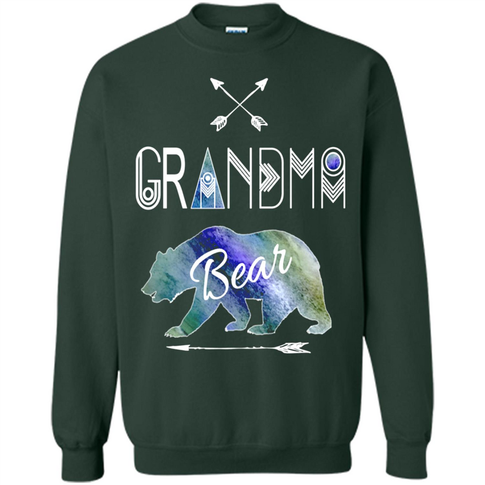 Grandma Bear Shirt Tribal Family Vacation & Camping Tee - Sweatshirt