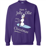 Snowman Snowboarder Tshirt Have Jolly Ollie Christmas
