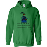 Mary Poppins Clipart You Can Just Supercalifuckilistic Kissmyassadocious MERCHCUTE - Hoodie
