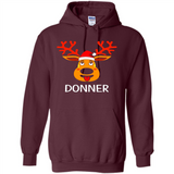 Donner Reindeer Santa Claus Funny Xmas Holiday T-Shirt - Hoodie