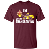 I'm Digging Thanksgiving Cute Turkey Tractor
