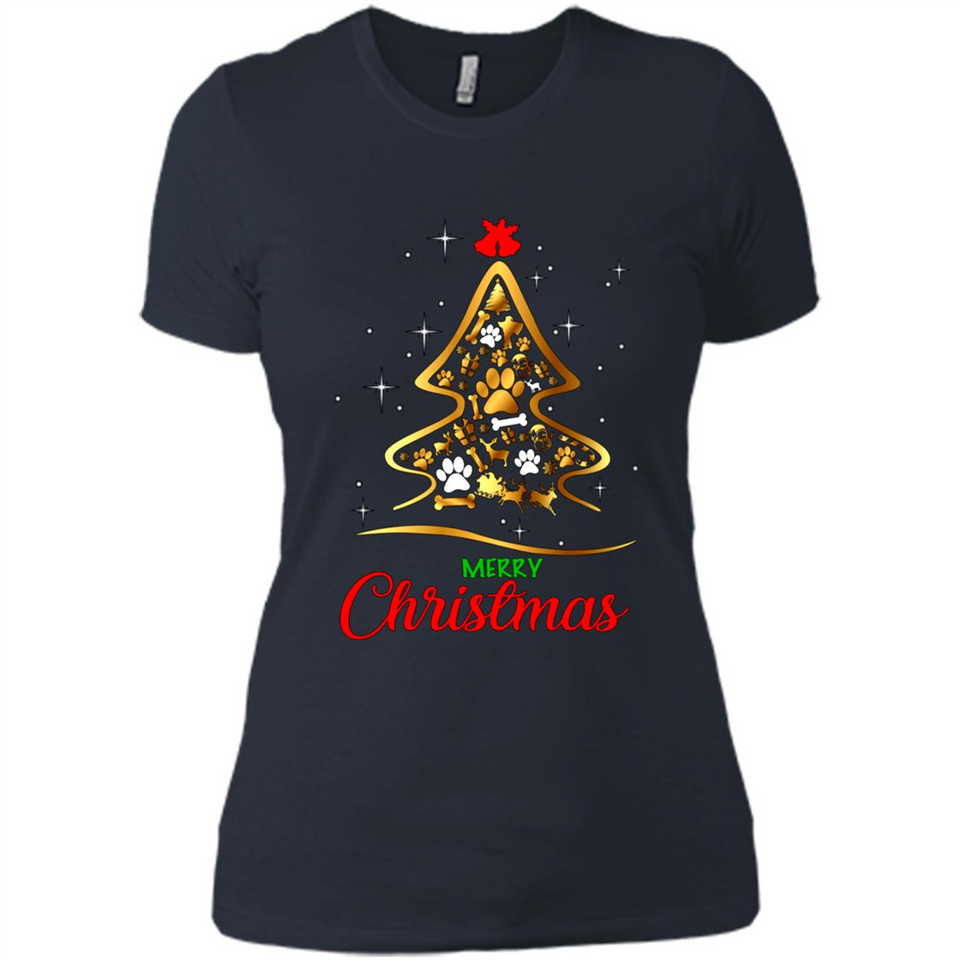 Merry Christmas Dogs Christmas Tree PING PONG