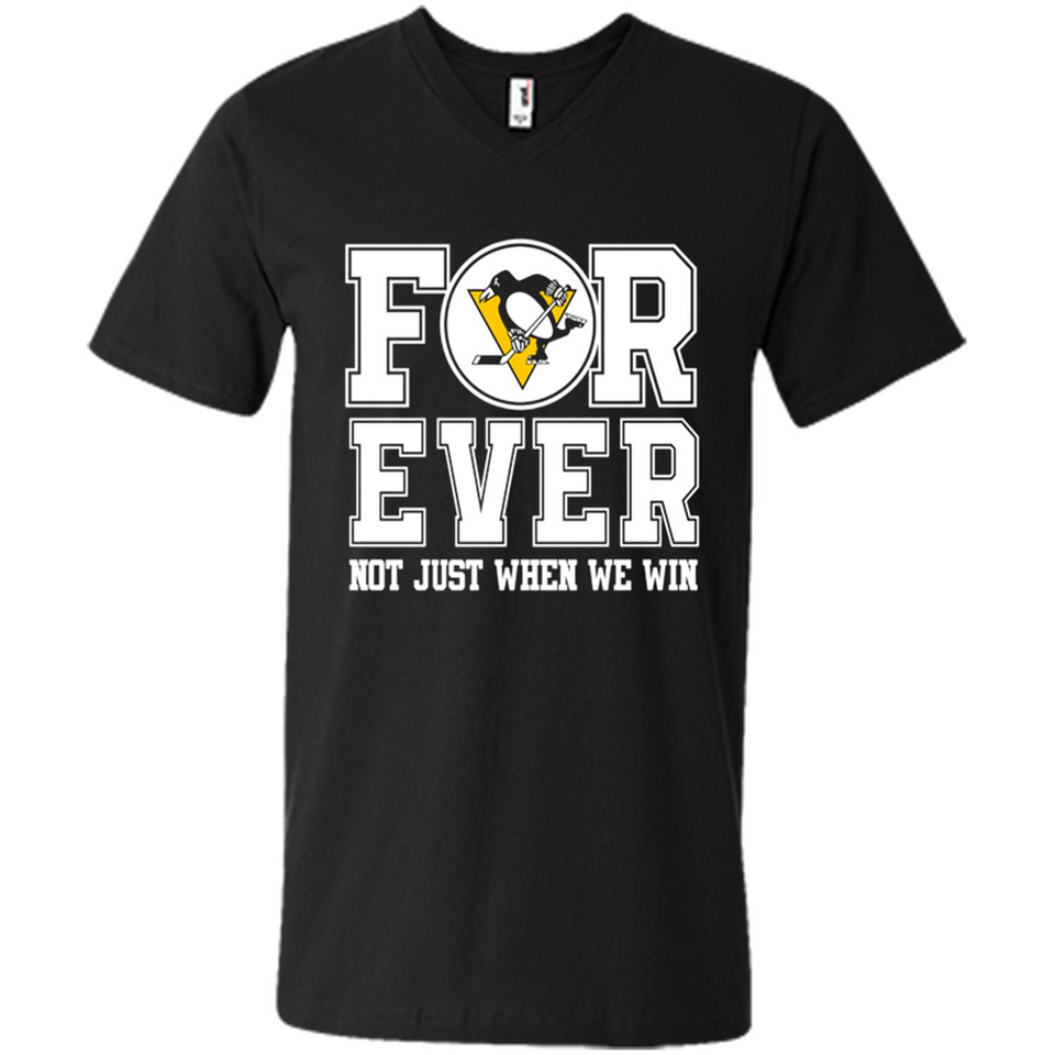 Pittsburgh Penguins Forever For ever not just when we win - Men's V-Neck