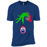 GRINCH HAND HOLDING EDMONTON OILERS GLITTER CHRISTMAS PINGPONG