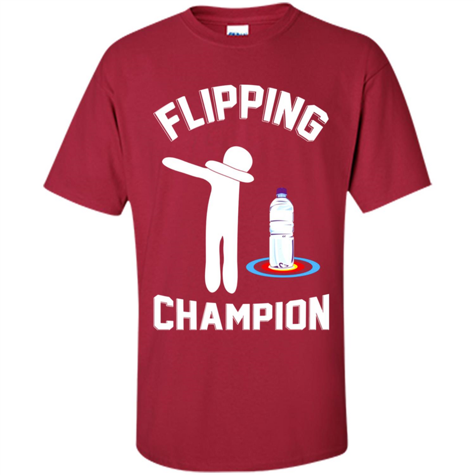 Water Bottle Flipping Tshirt Dabbing Flipping Champion - Shirt
