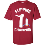 Water Bottle Flipping Tshirt Dabbing Flipping Champion - Shirt