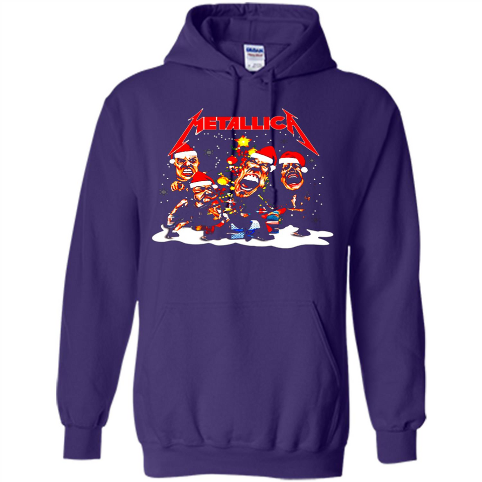 Metallica christmas sweatshirt hoodie long PINGPONG - Hoodie