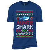 Auntie shark Doo Doo Doo Christmas - Premium Short Sleeve T-Shirt