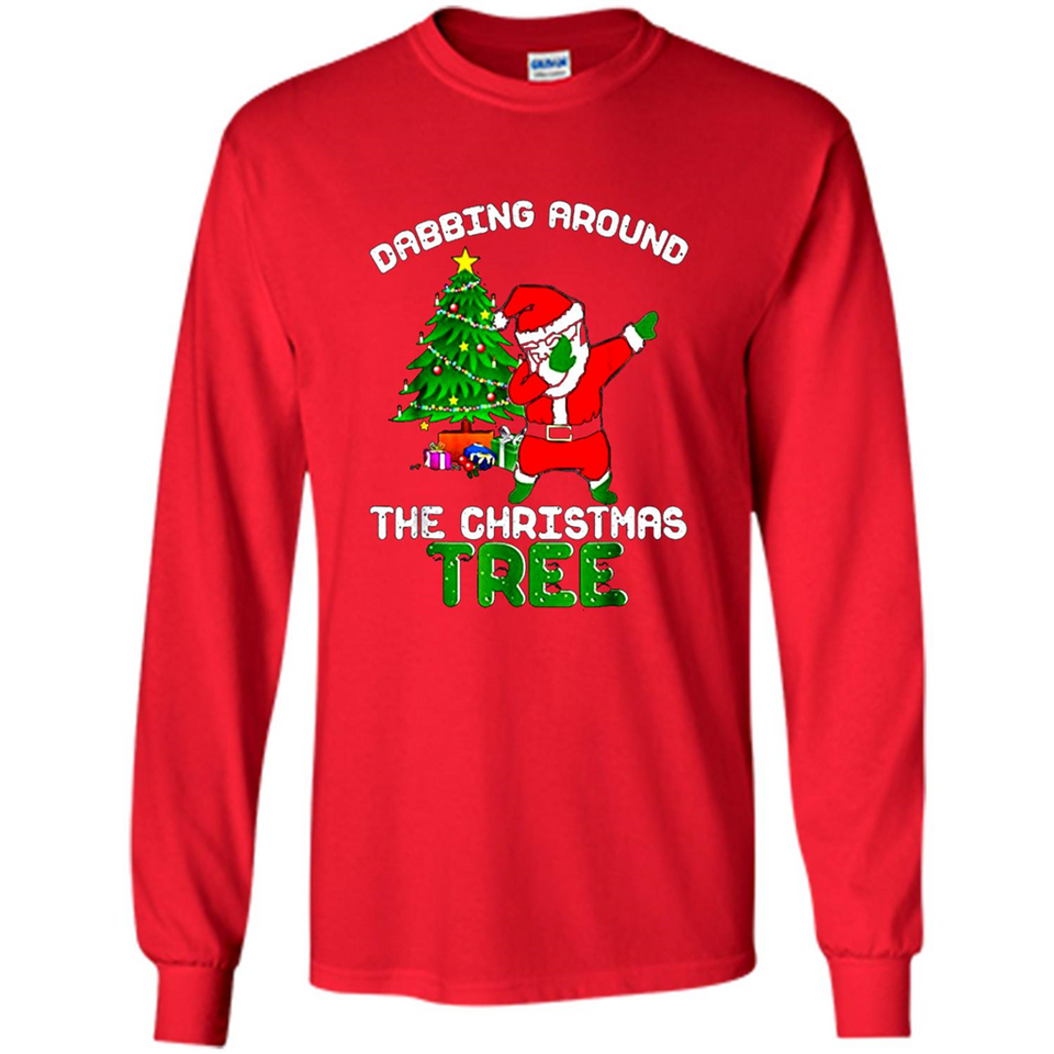 Christmas Dabbing Santa - Long Sleeve T-Shirt