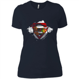 Chicago Blackhawks And Superman Fans - Ladies' Boyfriend T-Shirt