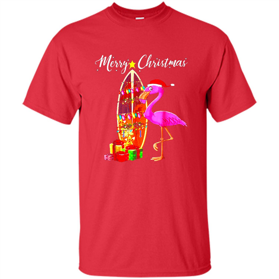 Flamingo Christmas Shirt, Merry Christmas Shirt , Flamingo - Shirt