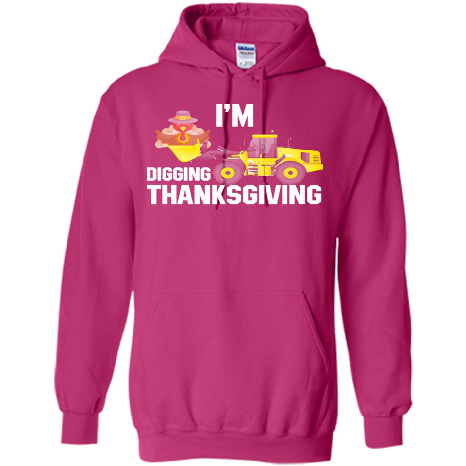 I'm Digging Thanksgiving Cute Turkey Tractor