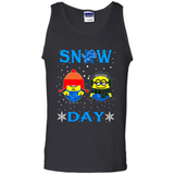 Snow Day Shirt For Detroit Lions Vs Minion Fans pingpong