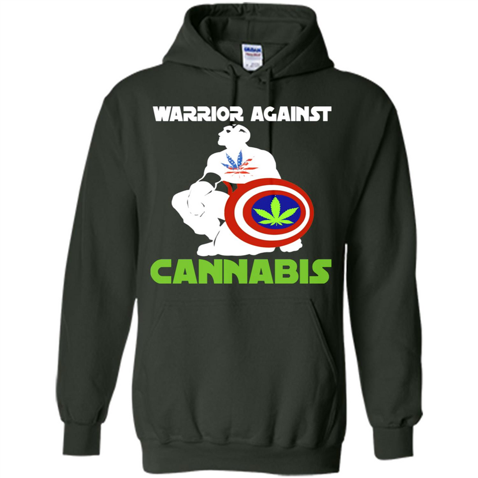 warrior against cannabis - Hoodie