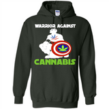 warrior against cannabis - Hoodie