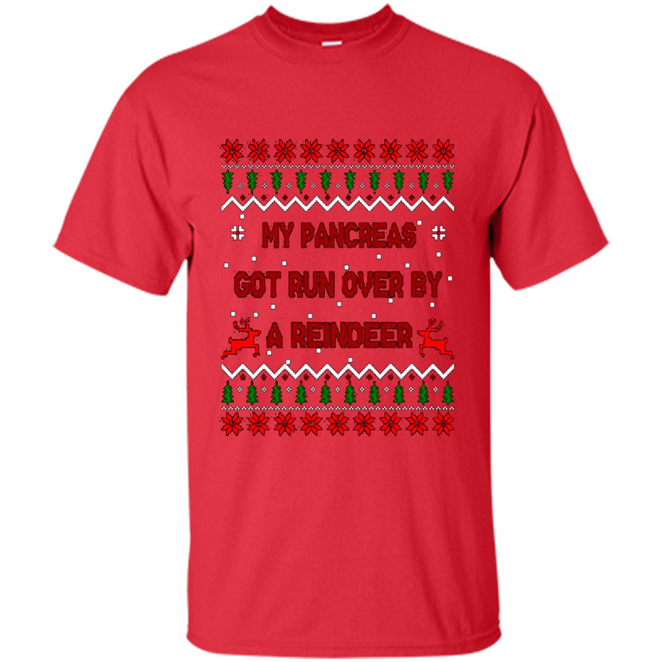 My Pancreas Got Run Over By A Reindeer Diabetes Christmas sweater PINGPONG
