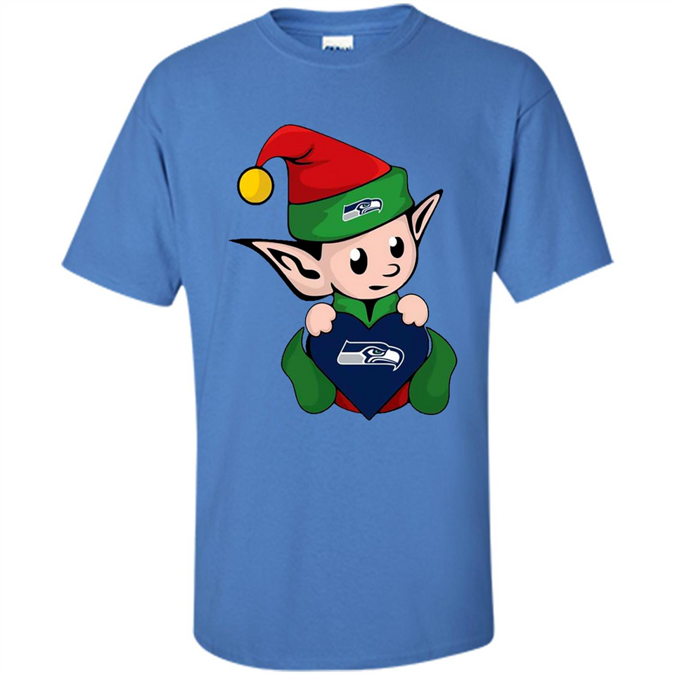 Seattle Seahawks ELF Elves Grinch Santa Claus
