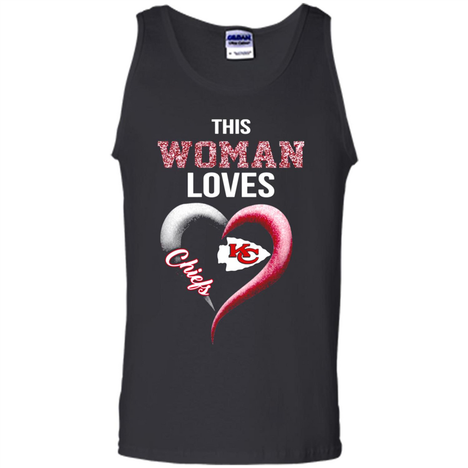 This Woman love Chiefs NFL football team - Tank Top