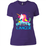 Unicorns are born in Cancer Birthday Rainbow Gift Custom Ultra Cotton