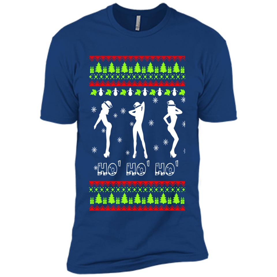 Ho Ho Ho Santa's Helpers Christmas - Premium Short Sleeve T-Shirt