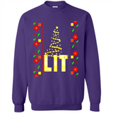 Funny Lets Get Lit Christmas Tree - Sweatshirt