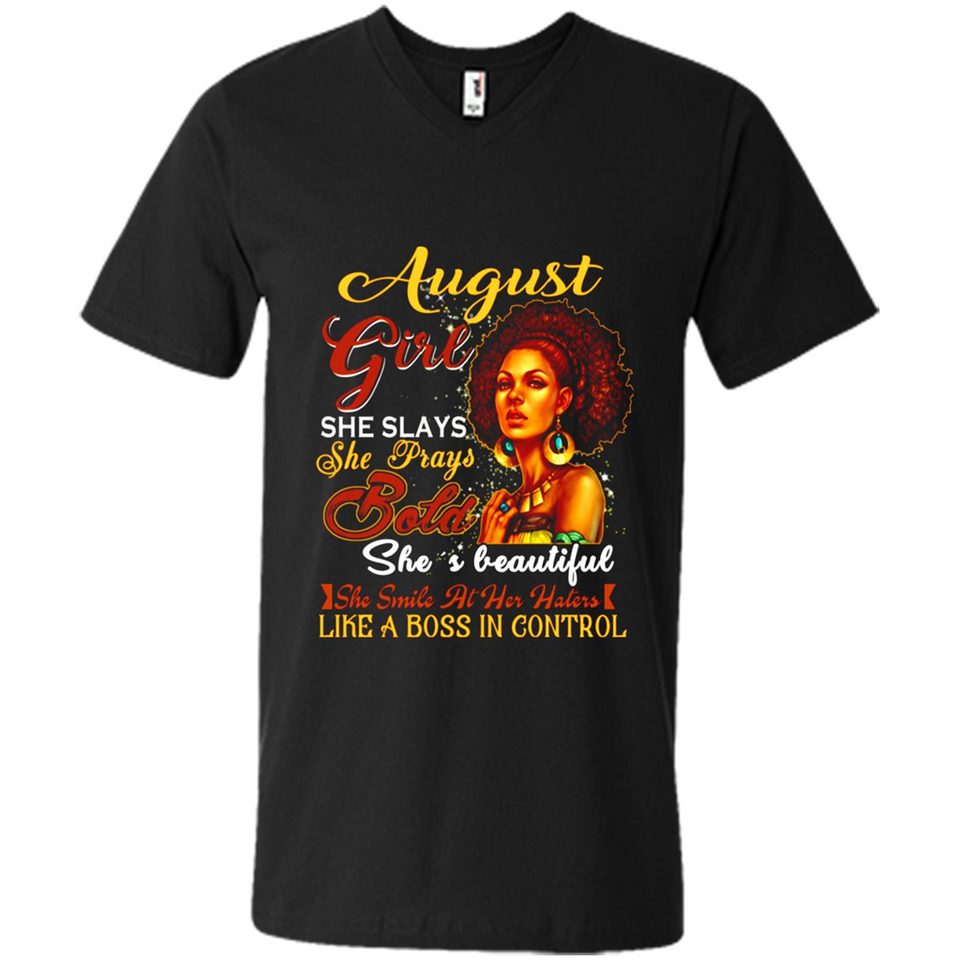 August Girl She Slays She Prays Beautiful Birthday PINGPONG
