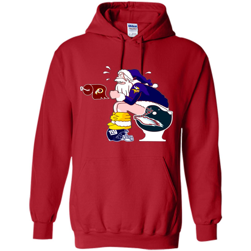 Minnesota Vikings Toilet Santa Claus PINGPONG