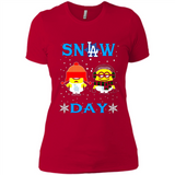 Snow Day Shirt For Los Angeles Dodgers Vs Minion Fans pingpong