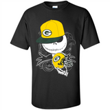 Jack Skellington The Nightmare Before Christmas-Packers Football - Shirt