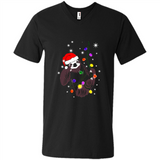 Cute Christmas Choloepus Sloth Santa Led Light Mug - Men's V-Neck