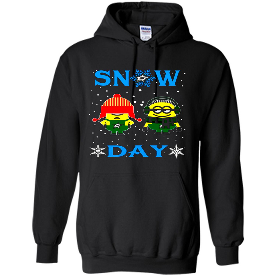 Snow Day Shirt For Dallas Stars Vs Minion Fans pingpong