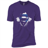 Carolina Panthers And Superman Fans - Premium Short Sleeve T-Shirt